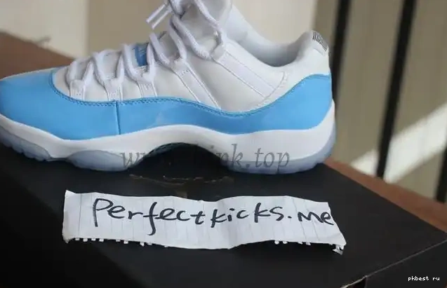 Low Air Authentic Jordan 11 Columbia 0613